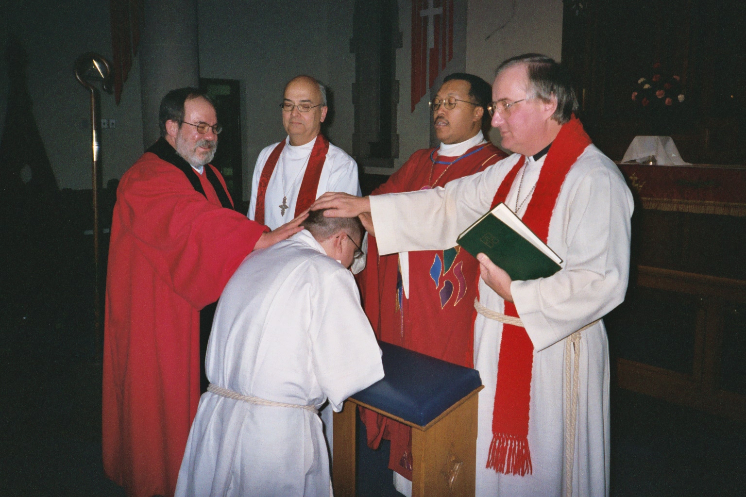 The laying on of hands