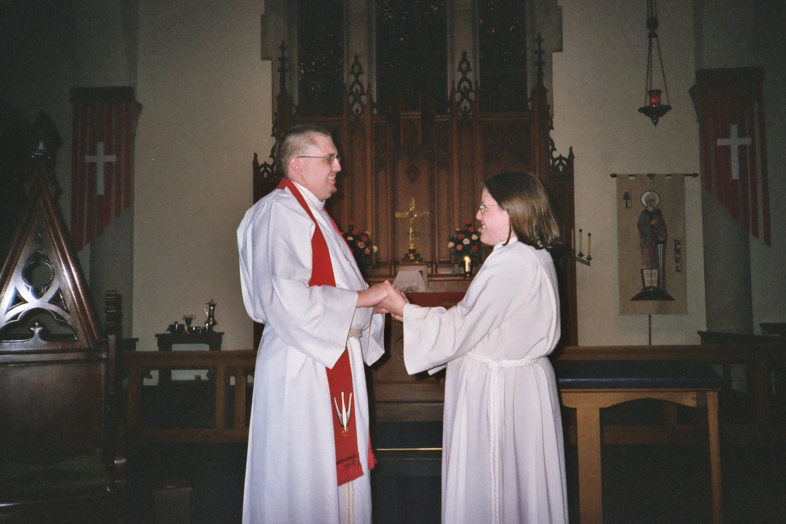 Jon and I after his ordination