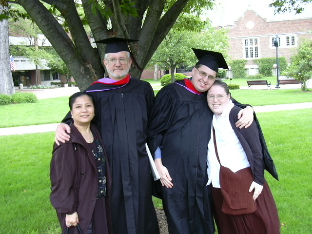 Jon and I and some seminary friends