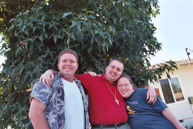 My twin brother Sean with Jon and I